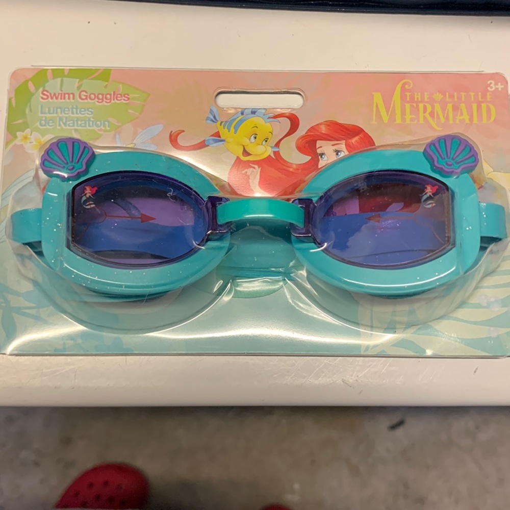 Little mermaid swim goggles